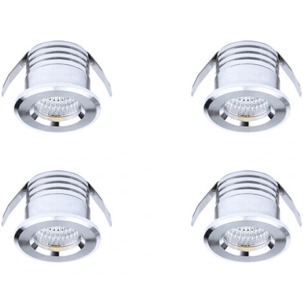 /EA/Sæt med 4 mini indbyggede LED-spots, 3 W,