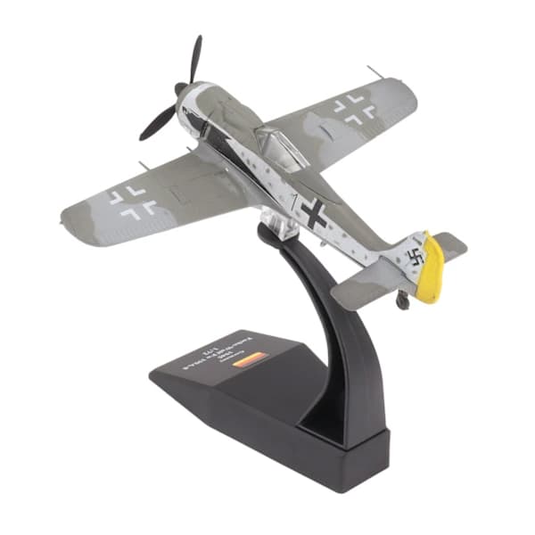 /EA/1:72 Støbt kampflysimulering Legering metal kampflymodel med stativ