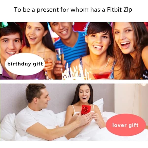 /EA/Klipholder kompatibel med Fitbit Zip (3-pak)