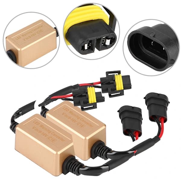 /EA/1 Par C16 LED-forlygte dekoder Enhed Anti-flimmer Modstande Fejlfjerner