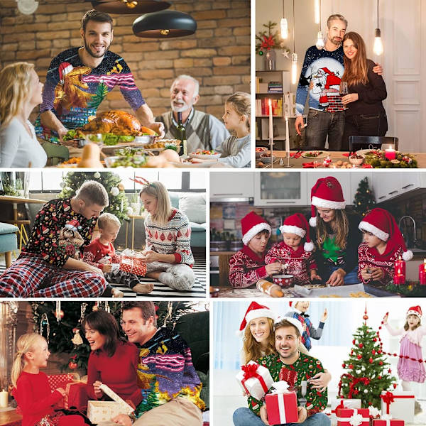 Fula Jultröjan Herr Jul Jumper 3D Jultomte Tryckt Tröja XXL