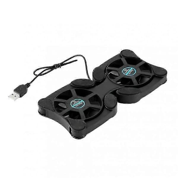 /EA/Vikbar USB Kylfläkt CPU-kylare Mini Octopus Notebook Kylplatta Tyst Ställ Dubbla Fläktar