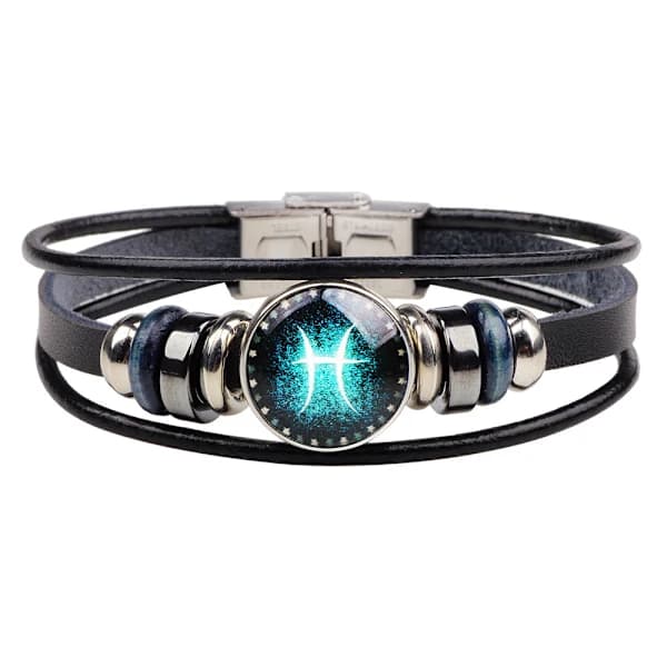 /EA/Wekity Konstellation Flätat Reparmband - Punk Legering Läder
