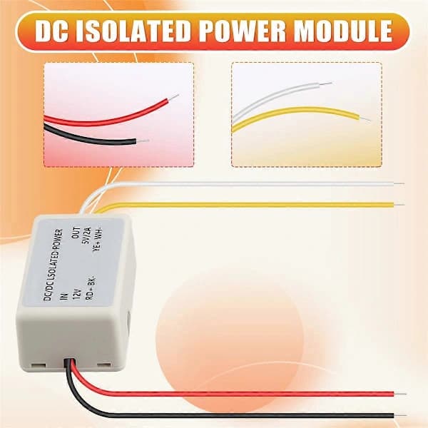 /EA/DC-DC Isoleret Strømmodul DC12V Indgang DC 5V/2A Udgangs Konverter