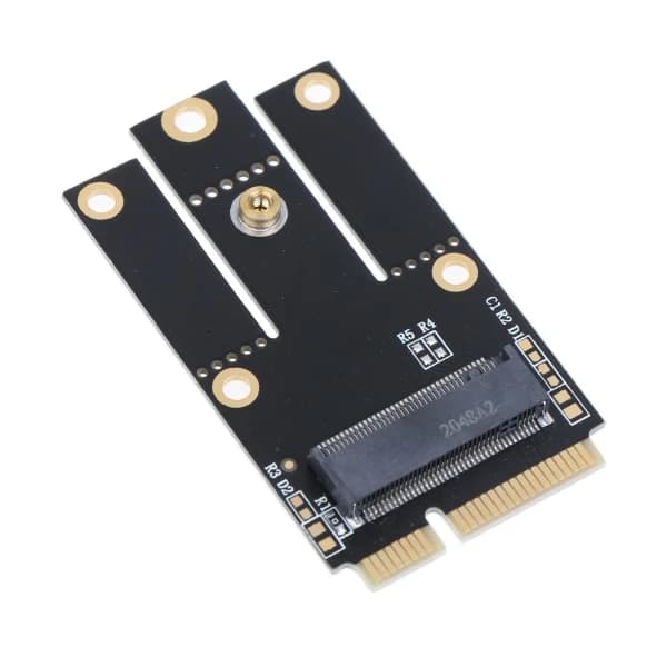 For M.2 trådløs wifi-adapter Bluetooth-kompatibel Mini PCI-E til M2 Ngff for nøgle