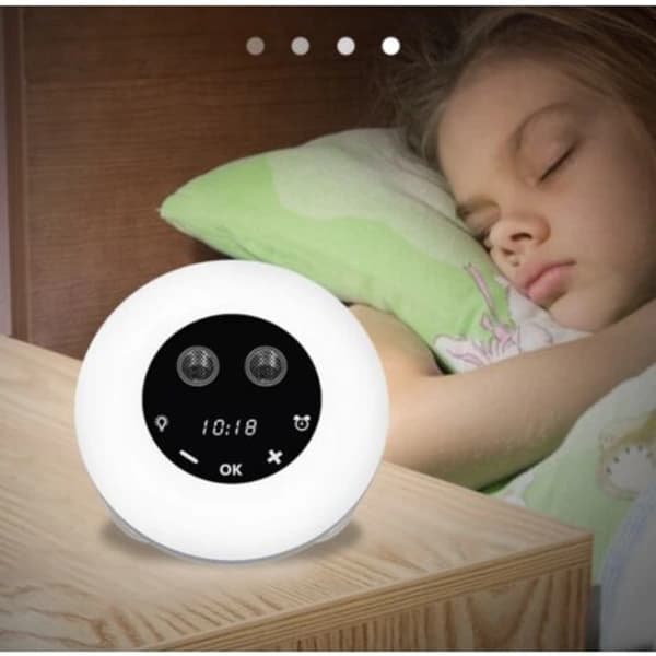 /EA/LED Väckarklocka för Barn, Digital Väckarklocka för Barnrum, Smart Alarm
