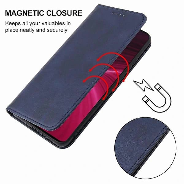 /EA/Magnetisk læderetui til Realme X2 Pro