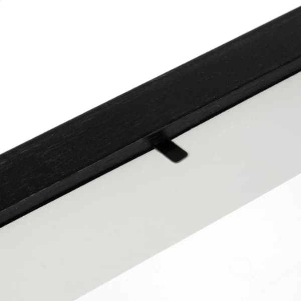 A4 Konstram för barn, frontöppning, MDF-akrylram för barnteckningar, heminredning, svart, 1-pack 1-Pack