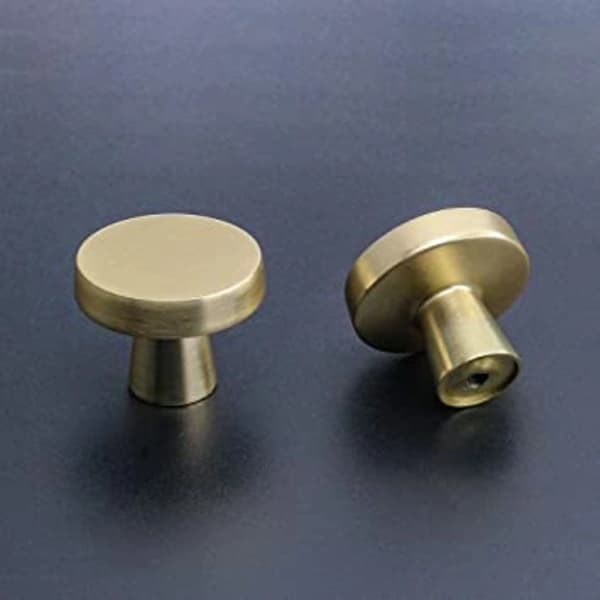/EA/ Borstade dörrknoppar Guld Svamplådsknoppar Borstad Guld Kitch