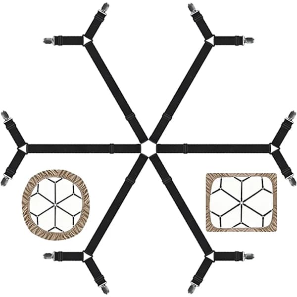 /EA/Justerbart bordsduksfäste klämma bordsduksfixering 6 sidor icke