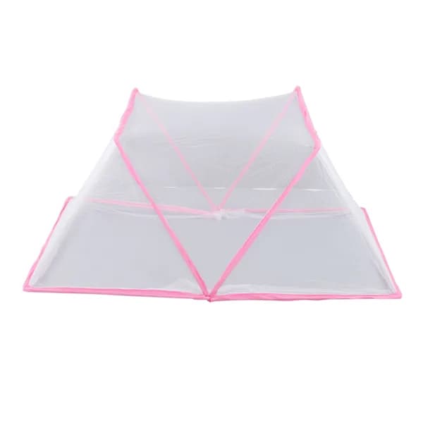 /EA/Myggnätstält Fällbart Bärbart Ventilera Sommarsovrum Nättält för Baby Barn Studenter Rosa