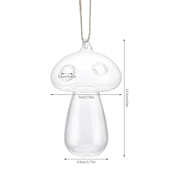 /EA/Unik sopp hydroponisk vase dekor med hampetau