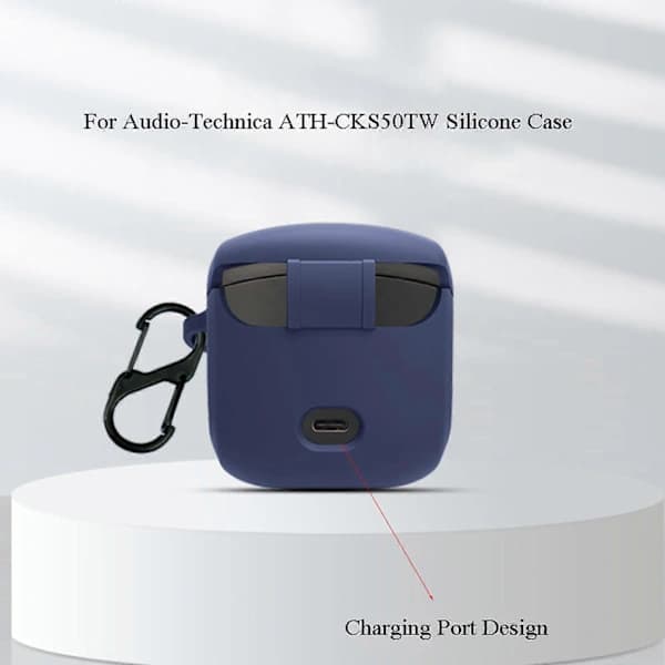 /EA/Slitesterkt deksel for Technica ATH-CKS50TW Mykt silikonvaskbart etui