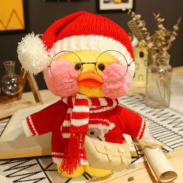 /EA/Vit boll julhatt halsduk tröja tomte vit väska, Cu