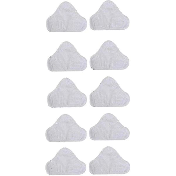 /EA/10-pack Ersättnings Mikrofiberduk för Ångmopp, Kompatibel med H2o Mop X5 Triangulär Drag