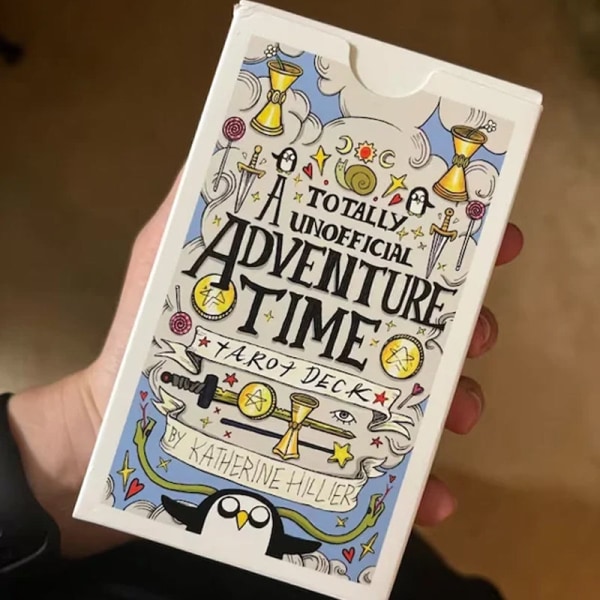 78 stk Adventure Times Tarot for begyndere Klassiske Tarot-brætspilskort alice tarot