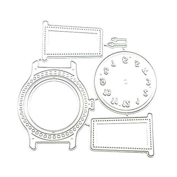 /EA/Utskurna klockor Stansar i kolstål Präglingsstansar för DIY Scrapbooking