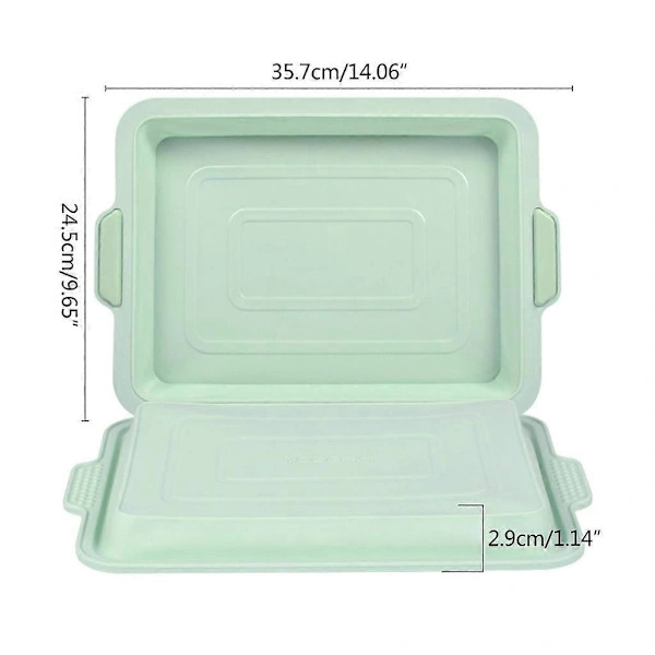 /EA/Kakeformer Non-stick Rektangulær Silikon Materiale Kjøkken Baketilbehør