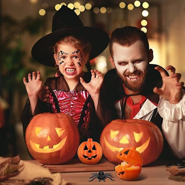 /EA/6 Gresskar Dekorasjon Halloween Dekorasjon Høstdekorasjon Liten Mini (ca. 6 cm)