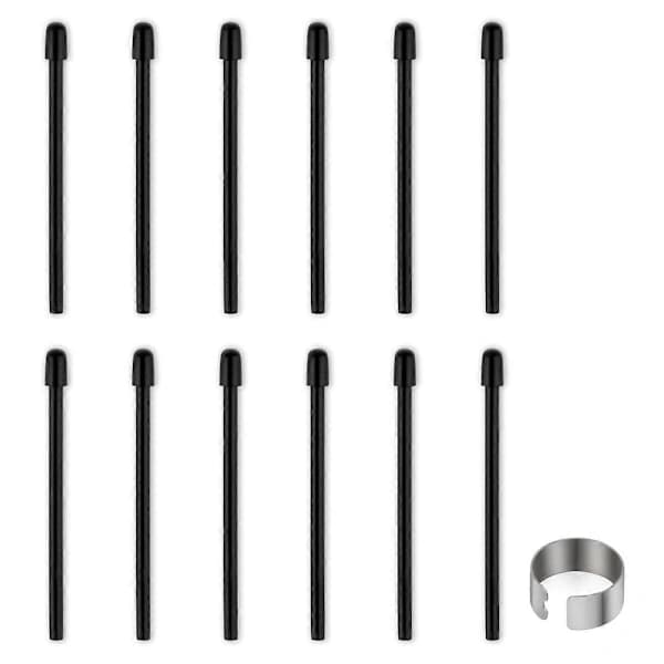 /EA/Standard pennspidser til WACOM, 12 stk. Sorte erstatningspennspidser til Wacom Intuos Pro, Wacom IMo