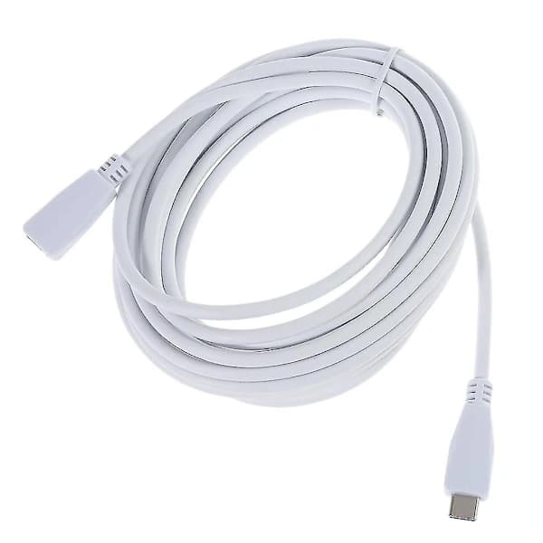 /EA/5A 20V USB Typ-C Forlængerkabel, USB-C 2.0 Hun til USB Han Forlænger - Perfekt 5m-max 5m