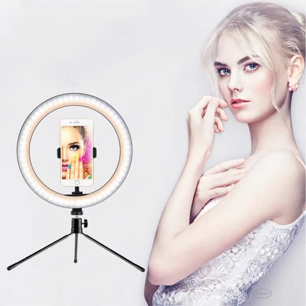 /EA/Ring Light 10 tum LED Selfie Stick Ringlampa