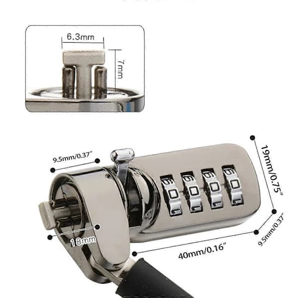 /EA/Stöldskyddslås Digital Utrustning Kraftfullt Skåp För Elektronik PC