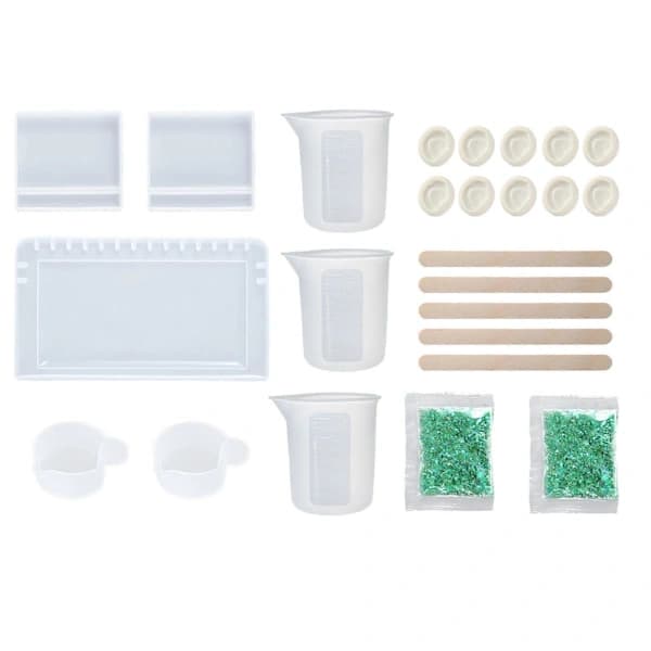 /EA/1 Sæt Halskæde Opbevaring Display Stativ Epoxy Resin Form Ornament Silikoneform