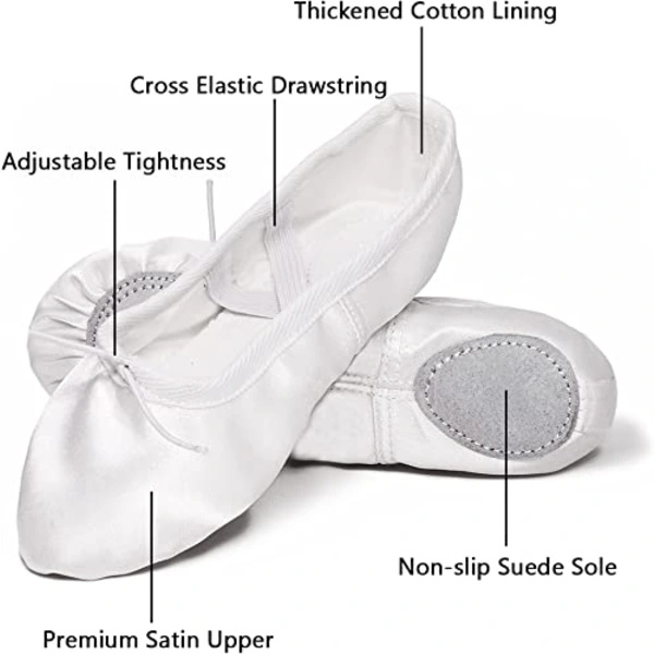 /EA/Ballettsko Split Sole Dansesko Yogasko Ballettsko Slip