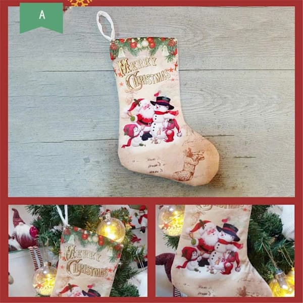 /EA/3 st julstrumpor kreativa godispåsar barnens present