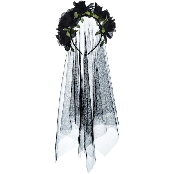 /EA/Halloween Rose Blomsterhodebånd Dag av de døde Blomsterhode med