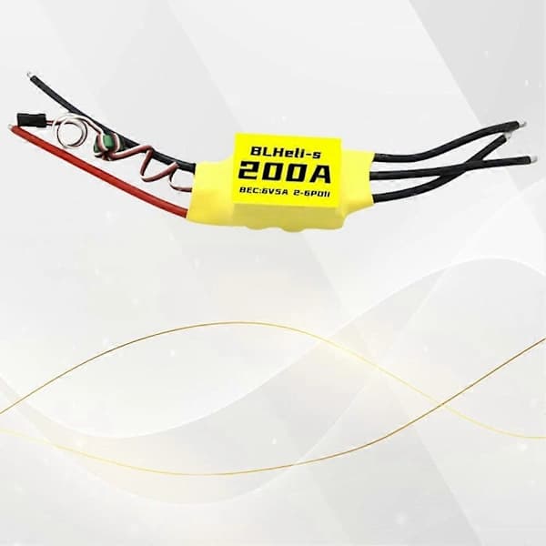/EA/BLHeli Børsteløs ESC 200A 2-6S 6V 5A BEC til RC FPV DIY Dele B