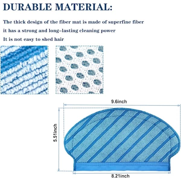 /EA/Moppesett for Ecovacs Deebot Ozmo 920 950 Ikke-original