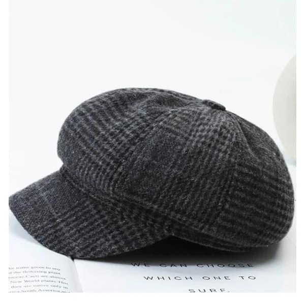 /EA/Höst- och vinternytt dammode åttakantig hatt höst Korea