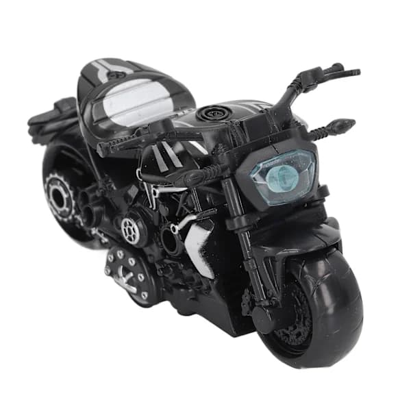 /EA/Legering Simulering Motorcykel Model Cool Lille Træk Tilbage Motorcykel Legetøj til 3+ år (sort)