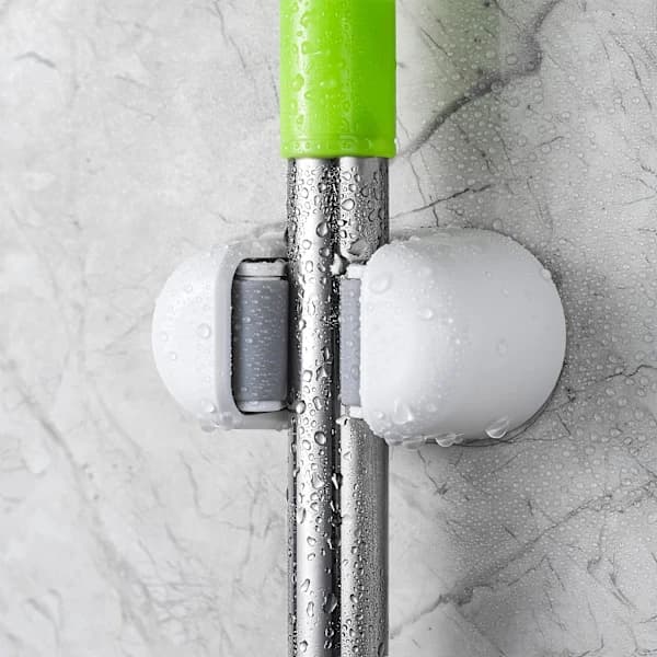 /EA/Moppholder, 3 stk Kostefeste Veggmontering Selvklebende Stempel-