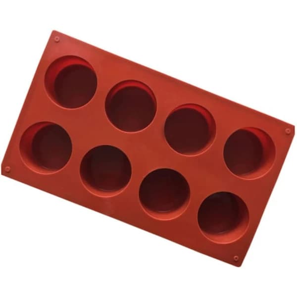 /EA/Kageform 8 Huller Rund Cylinder Kolonne Silikone Håndværk