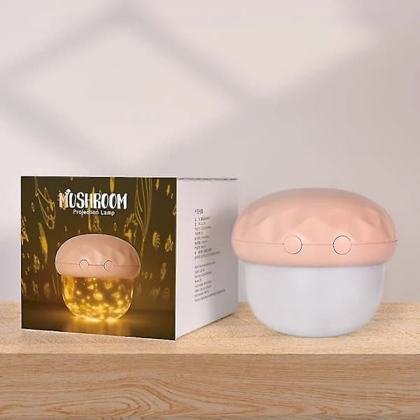 /EA/Soppblomstrende projeksjonslampe trefarget atmosfære lampe
