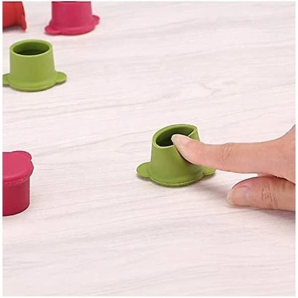 Reusable and Unbreakable Wine Stoppers - Silicone Bottle Plugs to Keep Wine Fresh for Days - 5 pcs