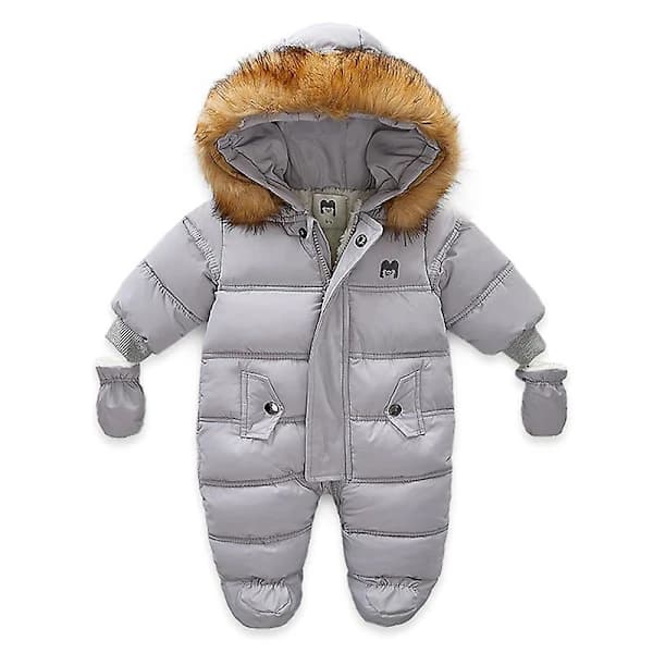 /EA/ Jumpsuit för baby fleece 73cm grå