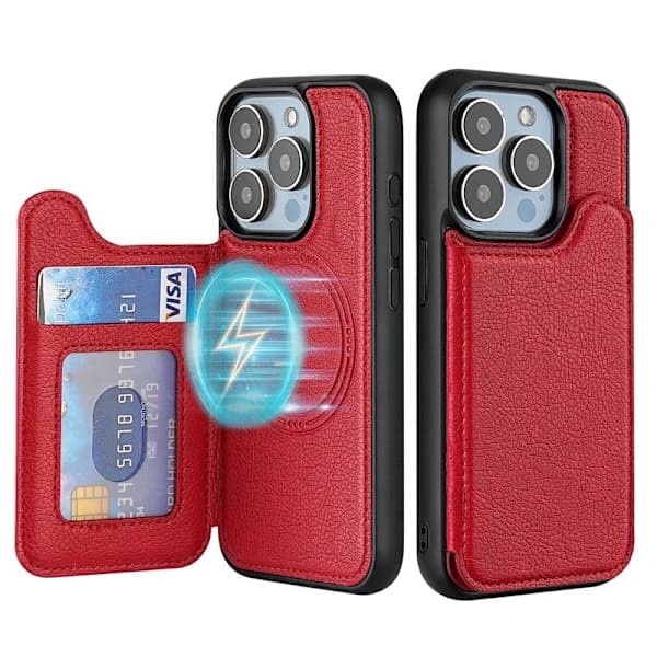 /EA/iPhone 16 Plus Magnetisk Telefoncover med MagSafe Kortholder