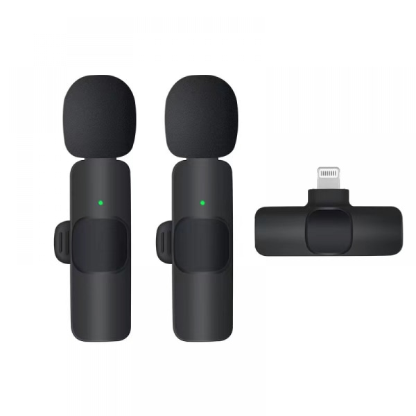 Lavalier trådlös mikrofon för iPhone/iPad/Android/laptop, YouTube, Vlog1 mikrofon iphone
