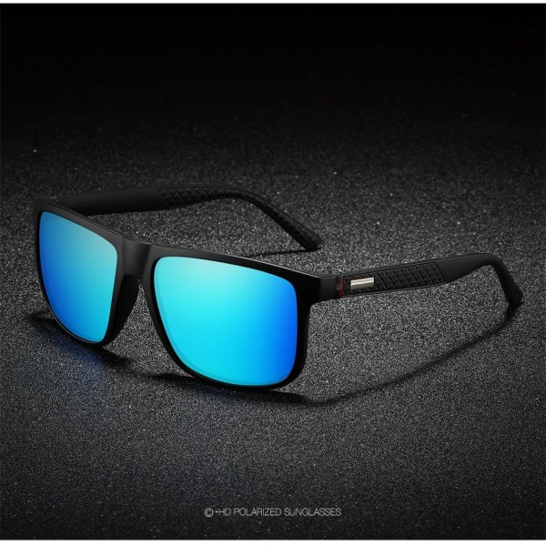 polarisierte RX100 Sonnenbrille Mode vintage fyrkantiga polariserade solglasögon män kvinnor blue