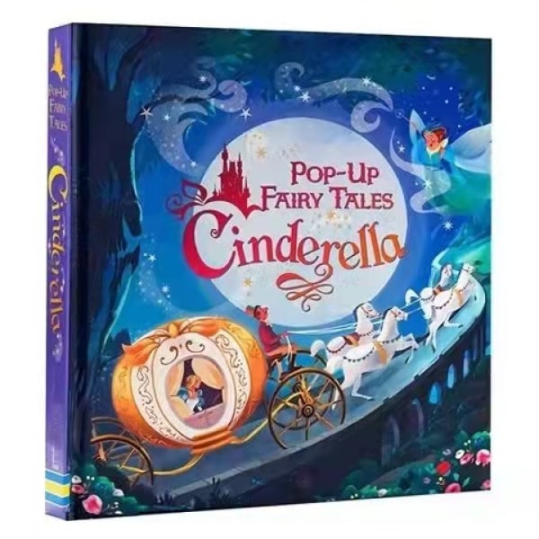 Pop-Up Fairy Tales 3D-kuvakirja, joululahja lapsille 3
