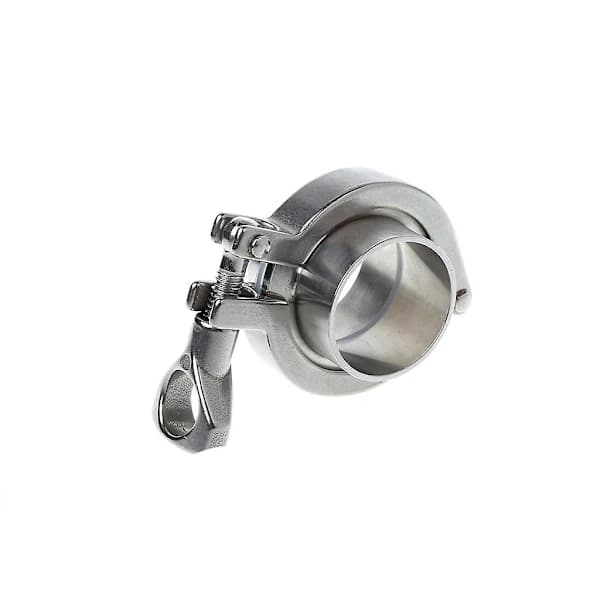 /EA/38mm 1,5\" Od Ss304 Sanitär Rör Svetsmuff + För Tri Clamp + Ptfe Packning Set