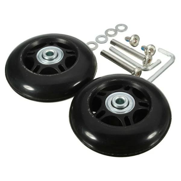 /EA/60 mm × 18 mm (2-pack) Ersättningshjul för resväskor