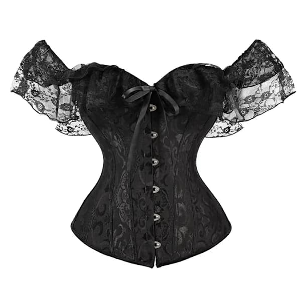 /EA/Flicka Spets Kortärmad Body Shaping Kläder Dressing Bal Underkläder