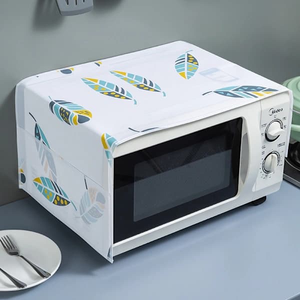 /EA/(Höyhenkuvio) 2 kpl Mikroaaltouunin/Monitoimiuunin Pölysuoja