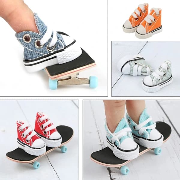 /EA/14 par mini-fingersko, søde små sko til finger-skateboard