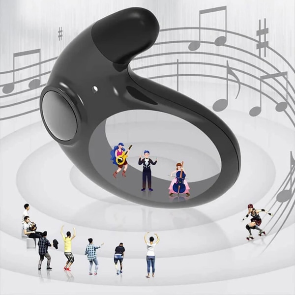 Invisible Sleep Wireless Earphone IPX5 Vattentät, True Wireless Earbuds Sense-Free att bära Bluetooth 5.3 Headphones Touch Control, med trådlös Chaufför Färg